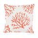 River 16 X 16 inch Burnt Orange/Ivory Pillow Cover
