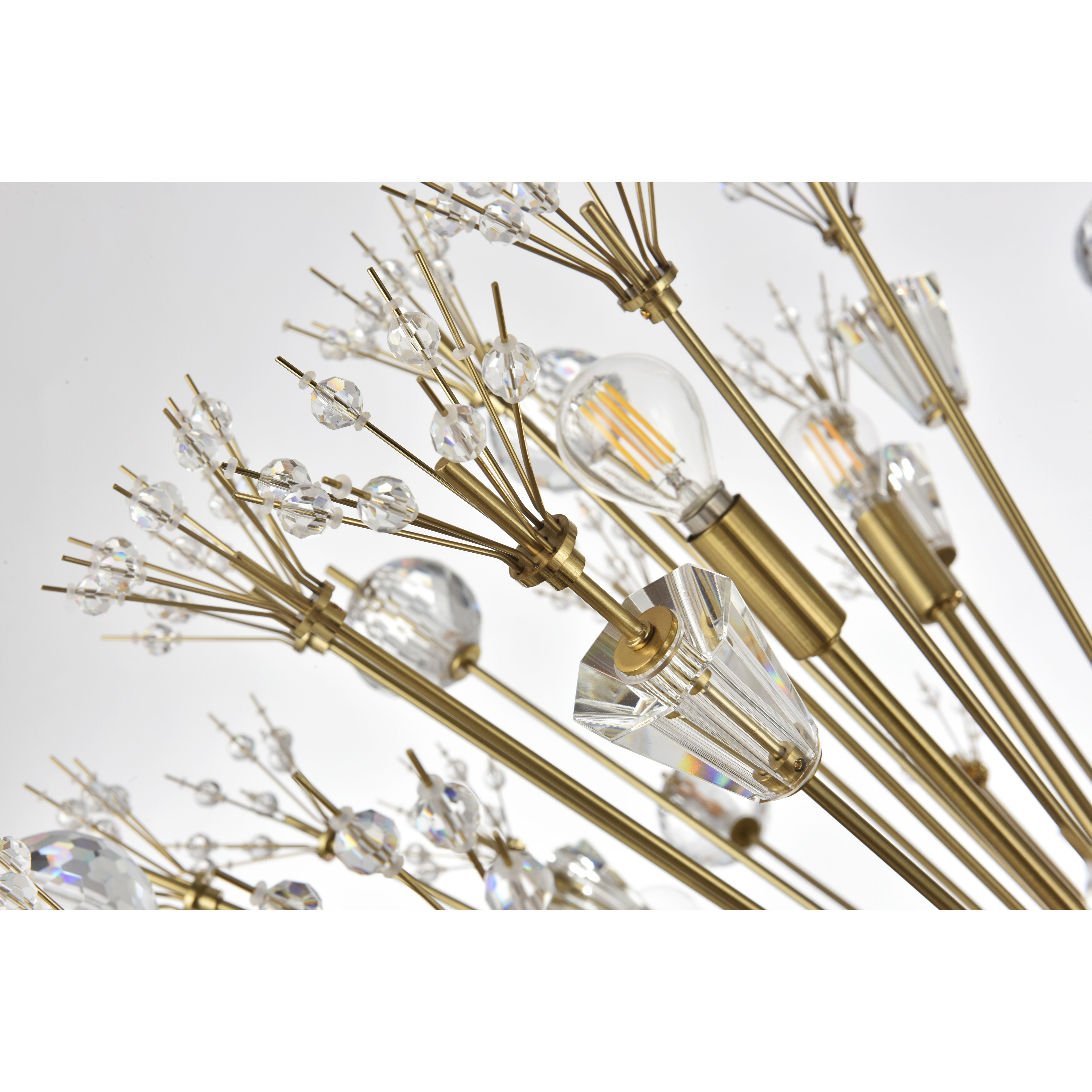 Vera 38 Light 48 inch Gold Pendant Ceiling Light