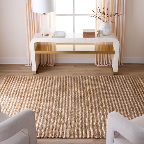 Ganges 114 X 79 inch Brown Rug in 6 x 9