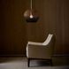 Ferguson Ivory and Dark Walnut Chair