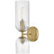Ava Wall Mount Bath Wall Light in Clear