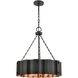 Clausten 4 Light 21 inch Black Chandelier Ceiling Light