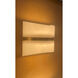 Velaux LED 6.5 inch Soft Brass Wall Mount Wall Light