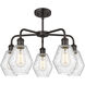 Cindyrella 5 Light 24 inch Oil Rubbed Bronze Chandelier Ceiling Light in Seedy