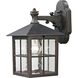 Shaker Heights 1 Light 10 inch Hazelnut Bronze Outdoor Sconce