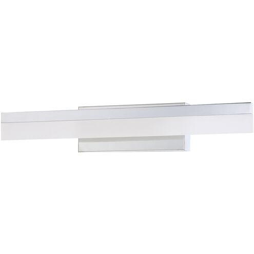 Strate LED 24.25 inch Chrome Vanity Light Wall Light