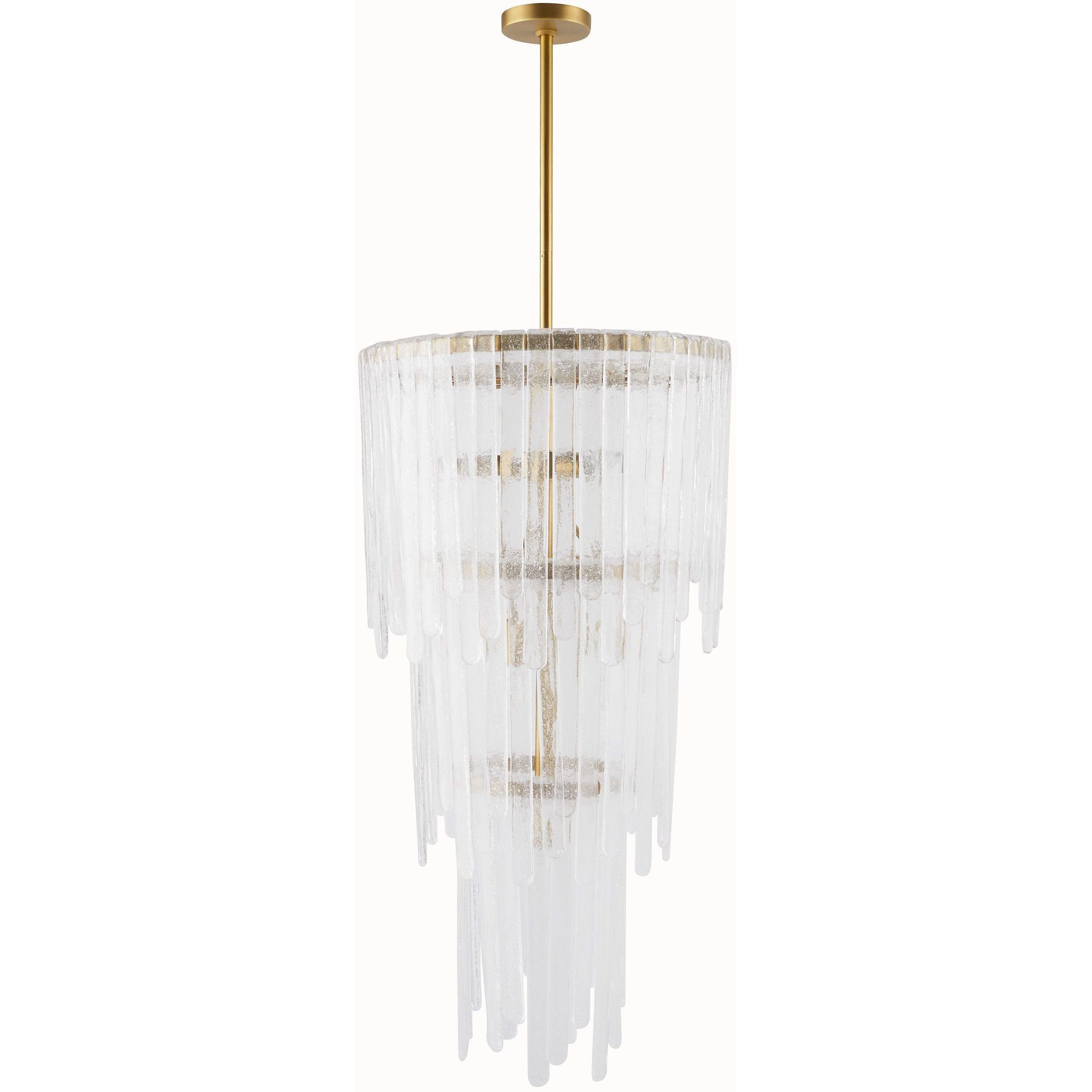 Raine 7 Light 21 inch Clear Seedy Chandelier Ceiling Light