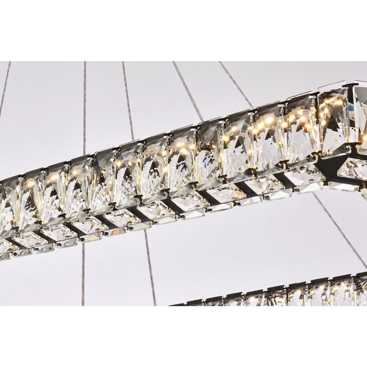 Monroe 2 Light 50 inch Black Pendant Ceiling Light