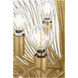 Christiane Lemieux Dorelle 6 Light 28 inch Gild Chandelier Ceiling Light