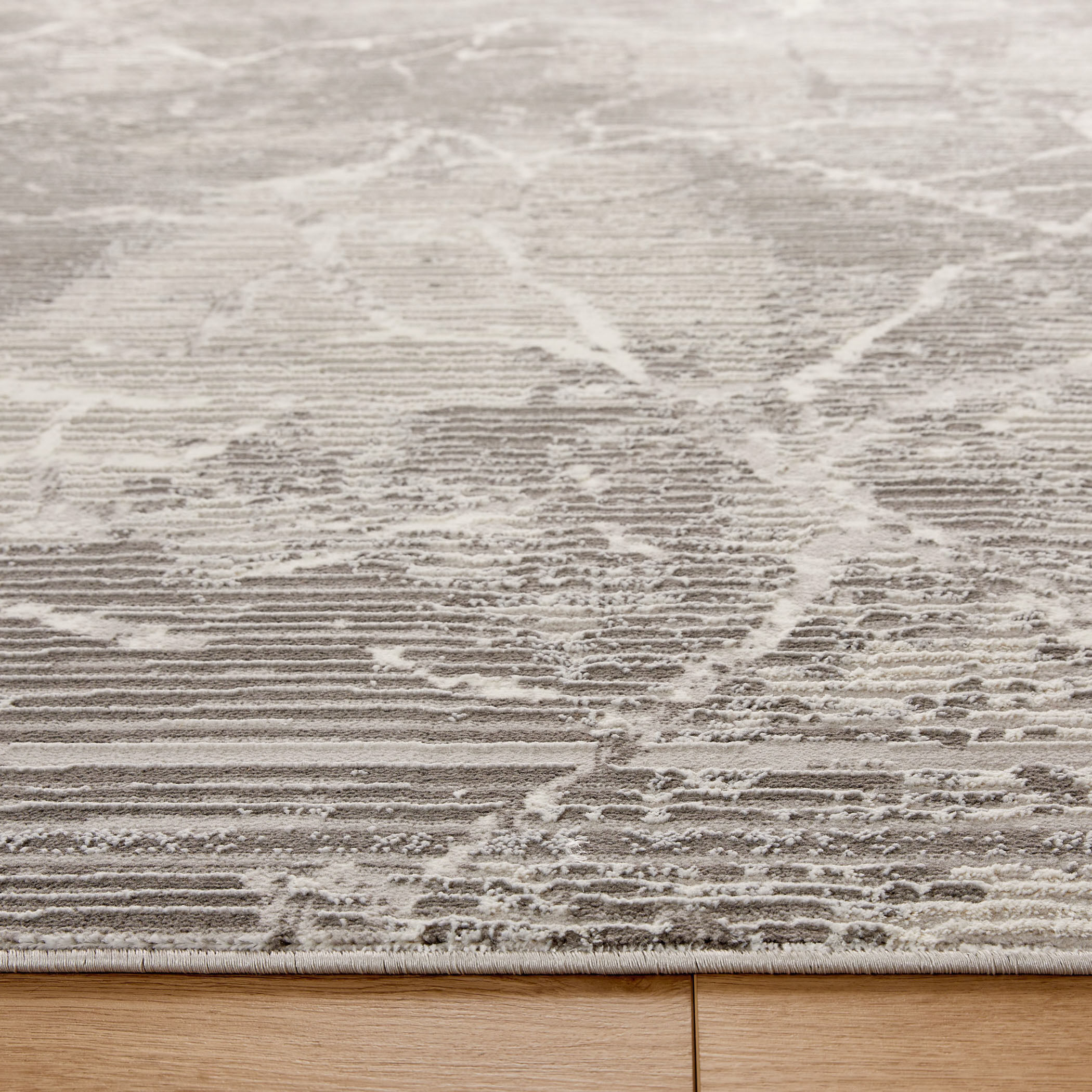 Greta 114 X 79 inch Silver Rug in 6 x 9