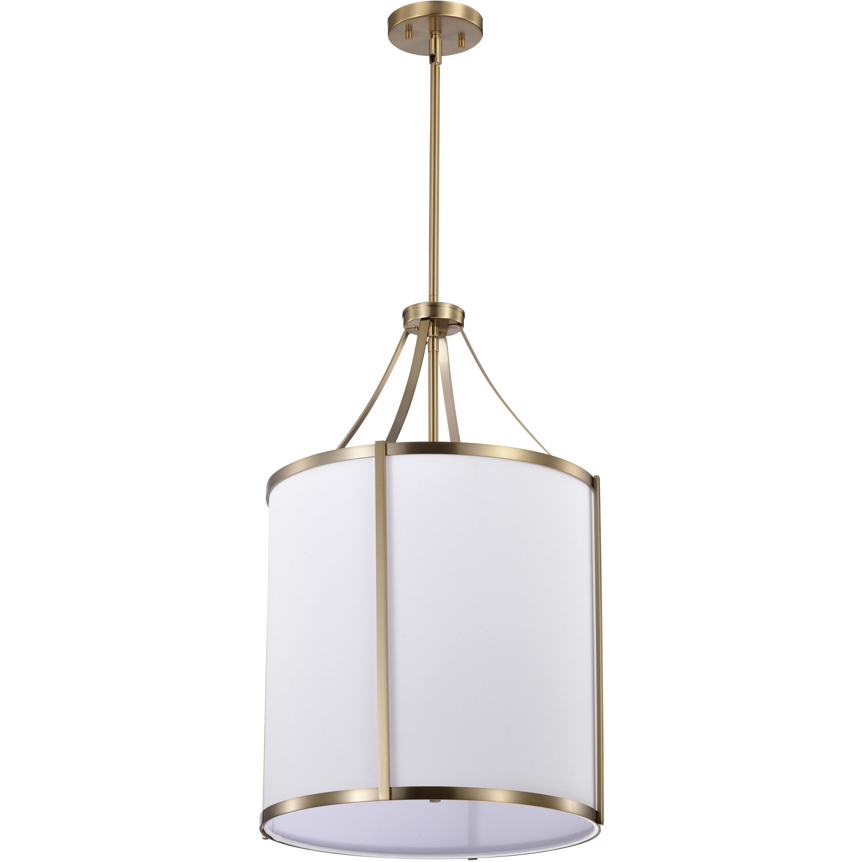 Easton 3 Light 16 inch Burnished Brass Pendant Ceiling Light