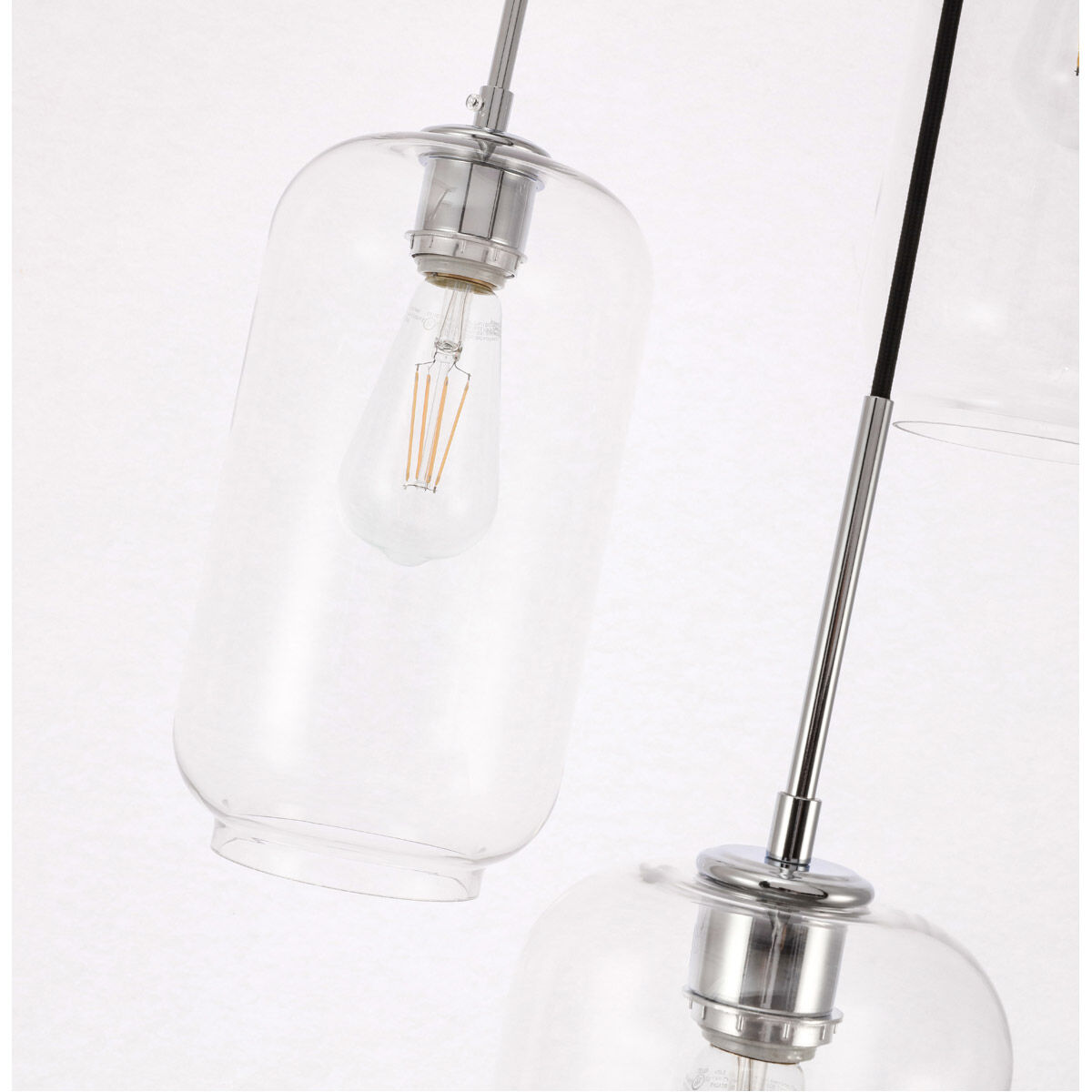 Collier 3 Light 16.3 inch Chrome Pendant Ceiling Light