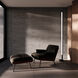 Keel 86.5 inch 28.00 watt Satin Black Floor Lamp Portable Light