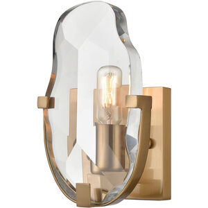 Arvana 1 Light 6 inch Clear with Cafe Bronze ADA Sconce Wall Light