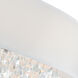 Dash 4 Light 18 inch Chrome Drum Shade Chandelier Ceiling Light