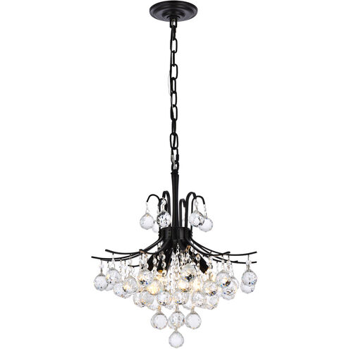 Toureg 6 Light 16 inch Black and Clear Pendant Ceiling Light