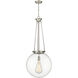 Beacon 1 Light 17.75 inch Satin Nickel Pendant Ceiling Light