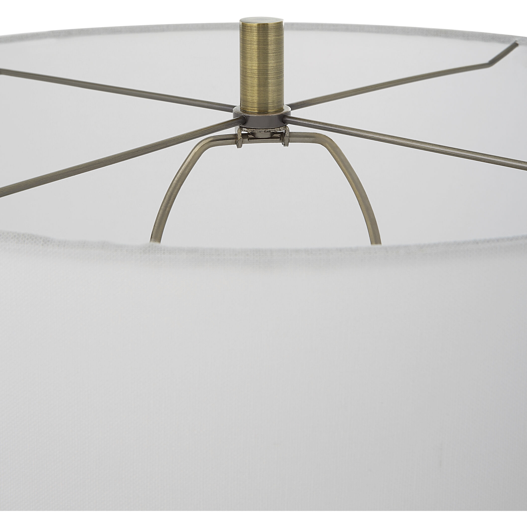 Annily 36.75 inch 150.00 watt Crystal and Antiqued Brass Table Lamp Portable Light