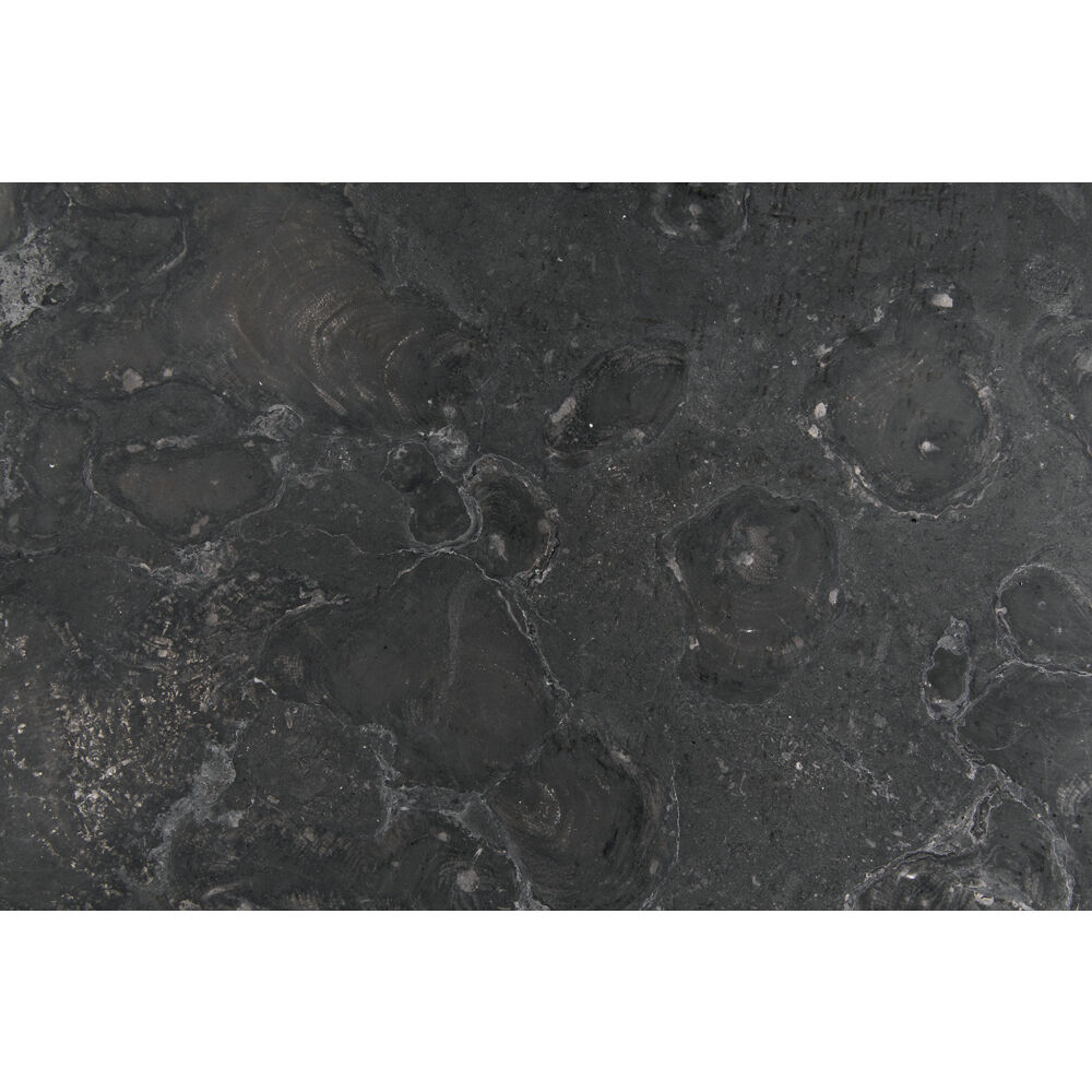 Polyhedron 32.5 X 31 inch Black Marble Side Table