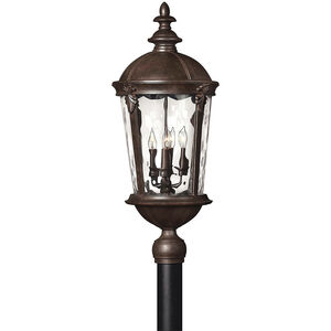 Estate Series Windsor 4 Light 12.50 inch Post Light & Accessory