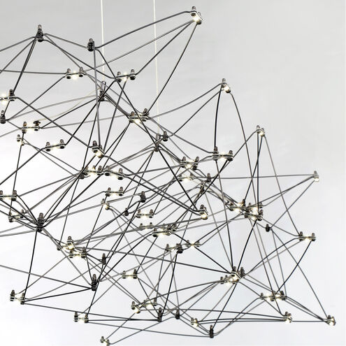 Leonardell Linear Chandelier Ceiling Light in Black