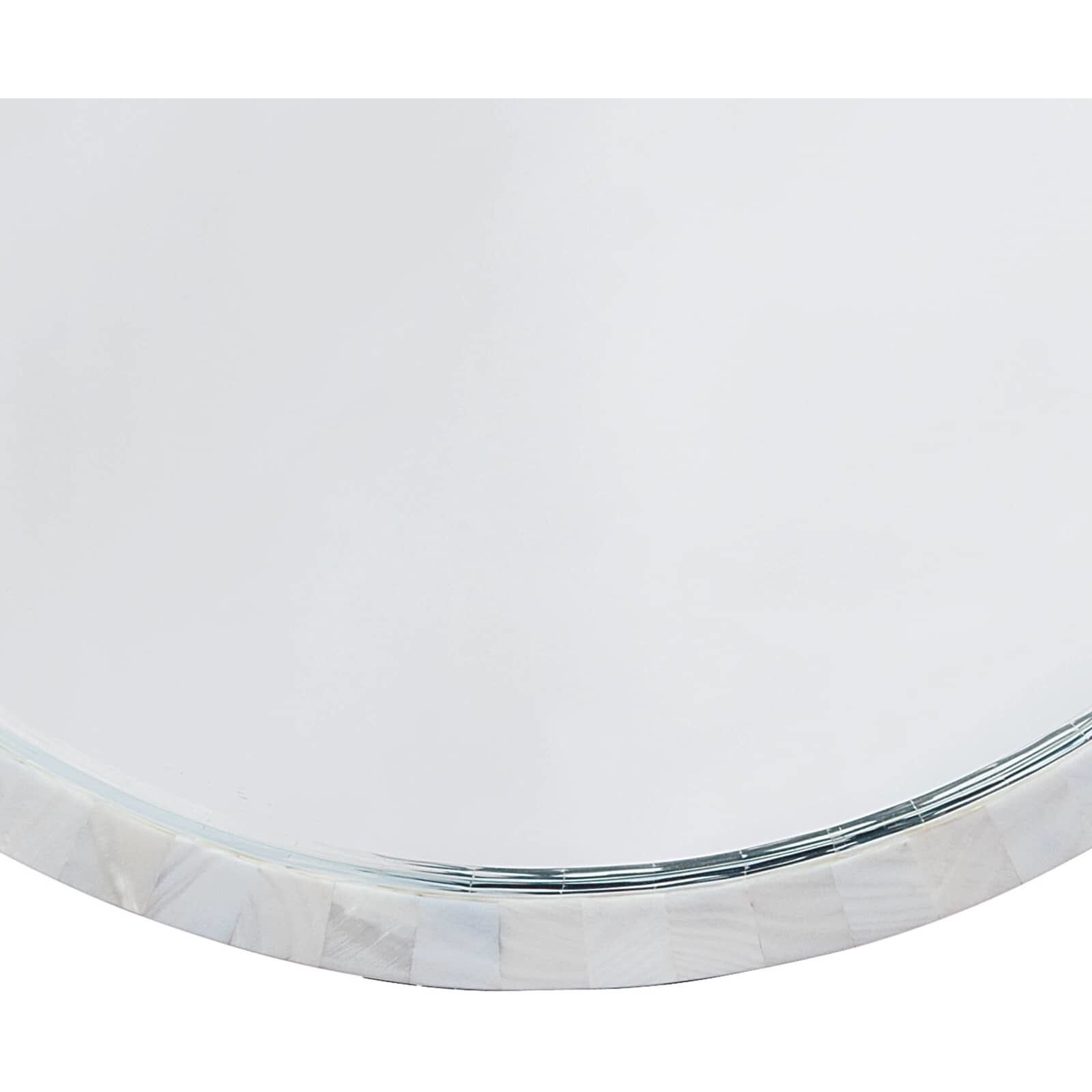 Mother of Pearl 30 X 30 inch Natural Mirror, Medium