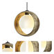 Pogo 1 Light Black Cord Pendant Ceiling Light