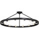 Castile 12 Light 40 inch Matte Black Semi-Flush Mount Ceiling Light