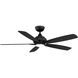 Doren 52 inch Black Fan-Uni