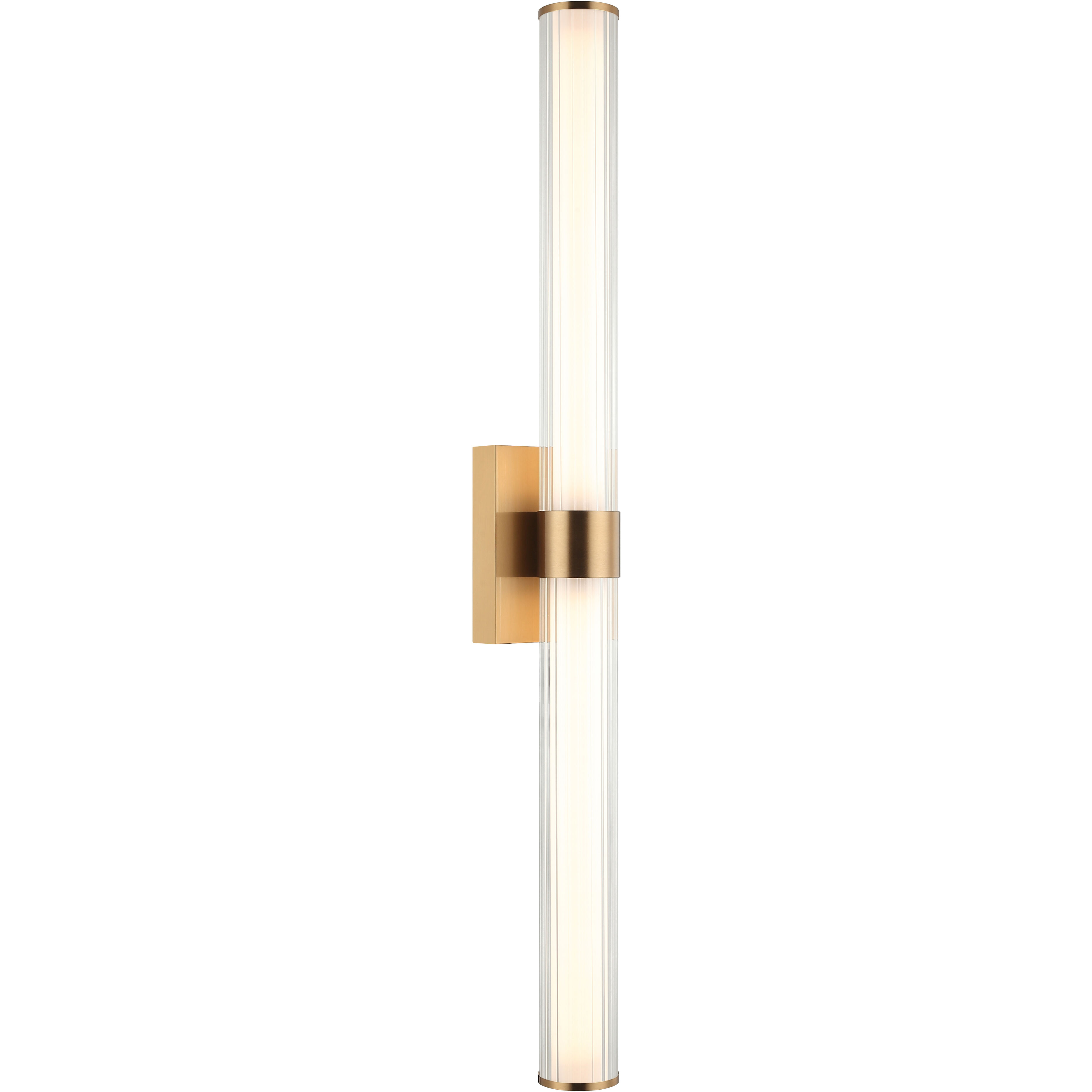 Macie LED 4.38 inch Aged Gold Brass Bath Vanity Light Wall Light