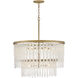 Rubina 12 Light 30 inch Burnished Gold Chandelier Ceiling Light