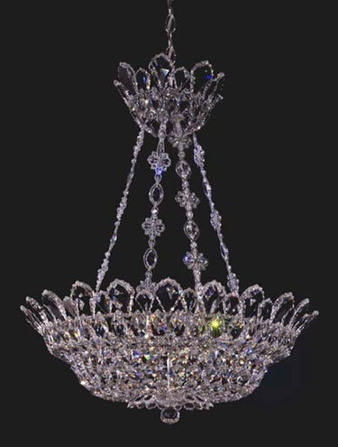 Trilliane 12 Light Silver Chandelier Ceiling Light in Radiance