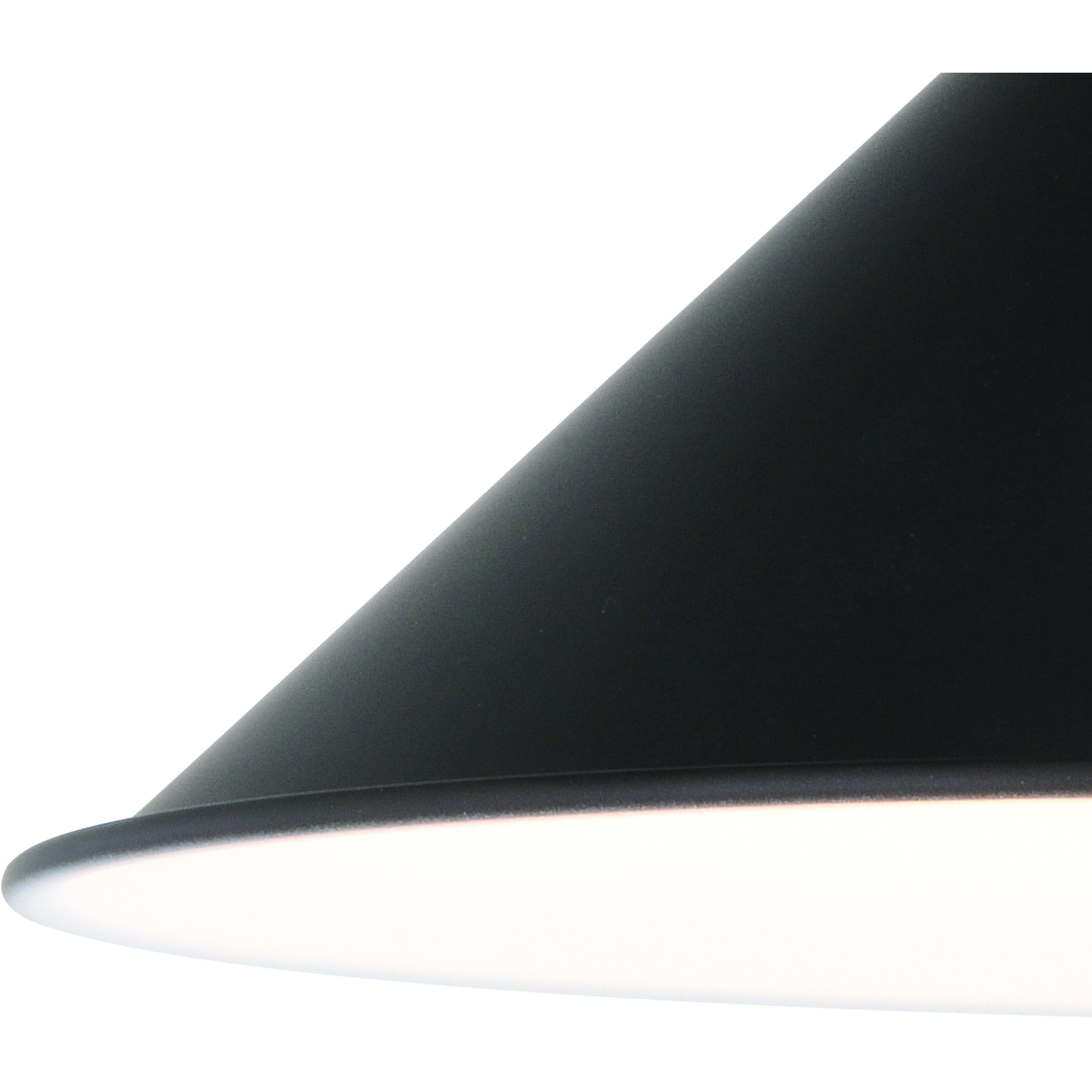 Akron LED 12 inch Oil Rubbed Bronze and Matte White Semi-Flush Mount Ceiling Light