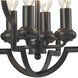 Chandette 4 Light 14 inch Oil Rubbed Bronze Chandelier Ceiling Light