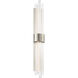 Luzerne 2 Light 4.25 inch Brushed Nickel Bath Vanity & Wall Light in 28in.