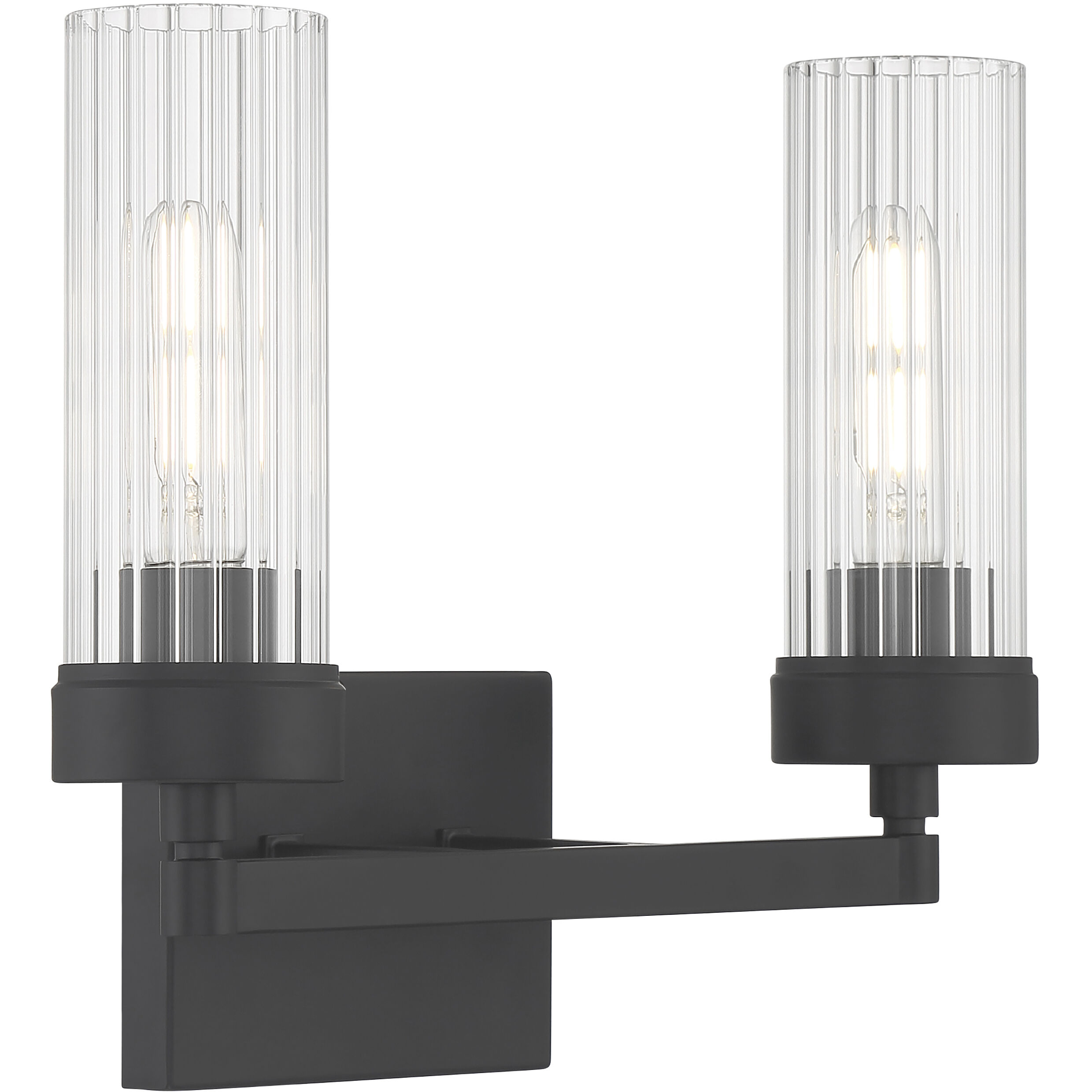 Lida Vanity Light Wall Light in Matte Black