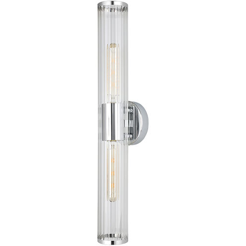 Varvara 2 Light 24 inch Chrome Bath Vanity Wall Light