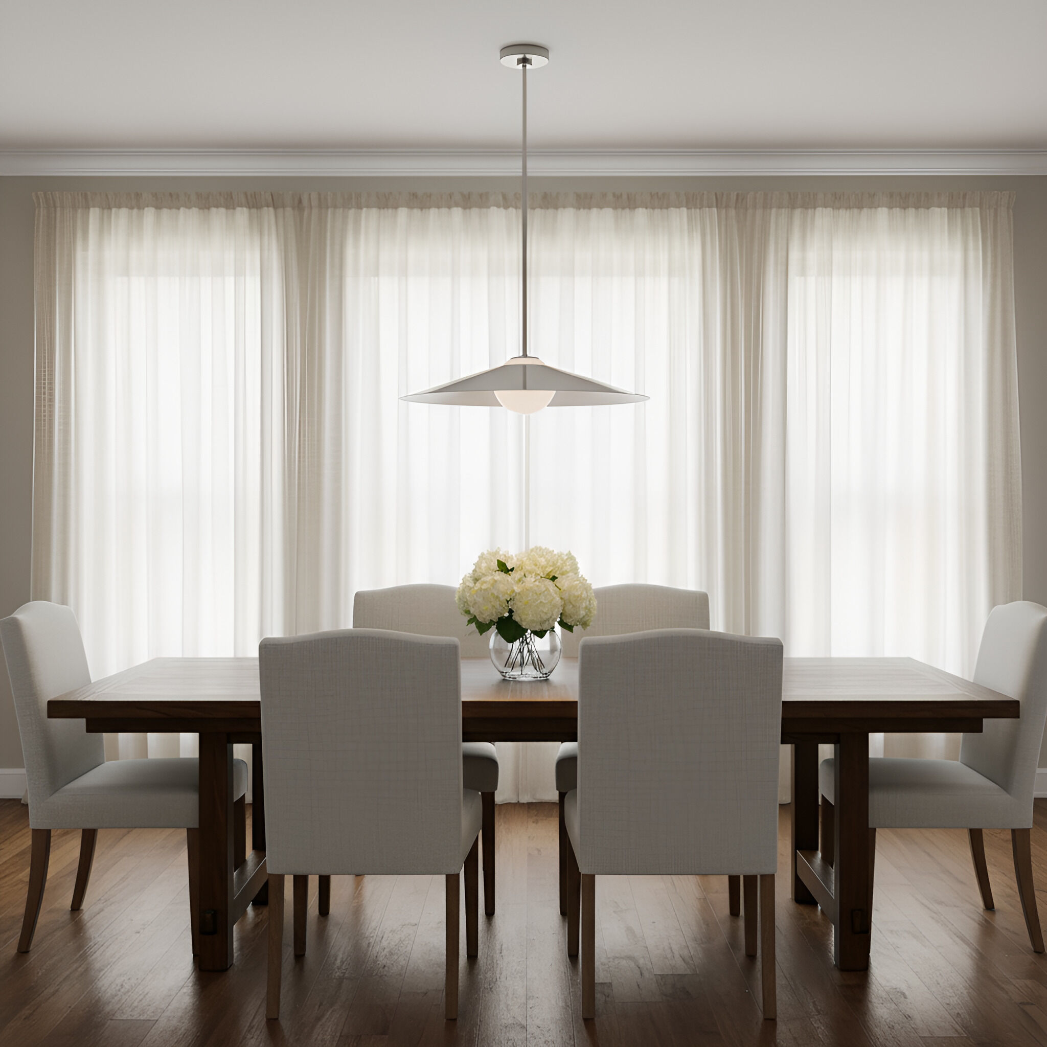 Drew & Jonathan Astra 1 Light 24 inch Brushed Nickel Pendant Ceiling Light, Medium