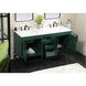 Eugene 60 X 22 X 33.5 inch Green Vanity Sink Set
