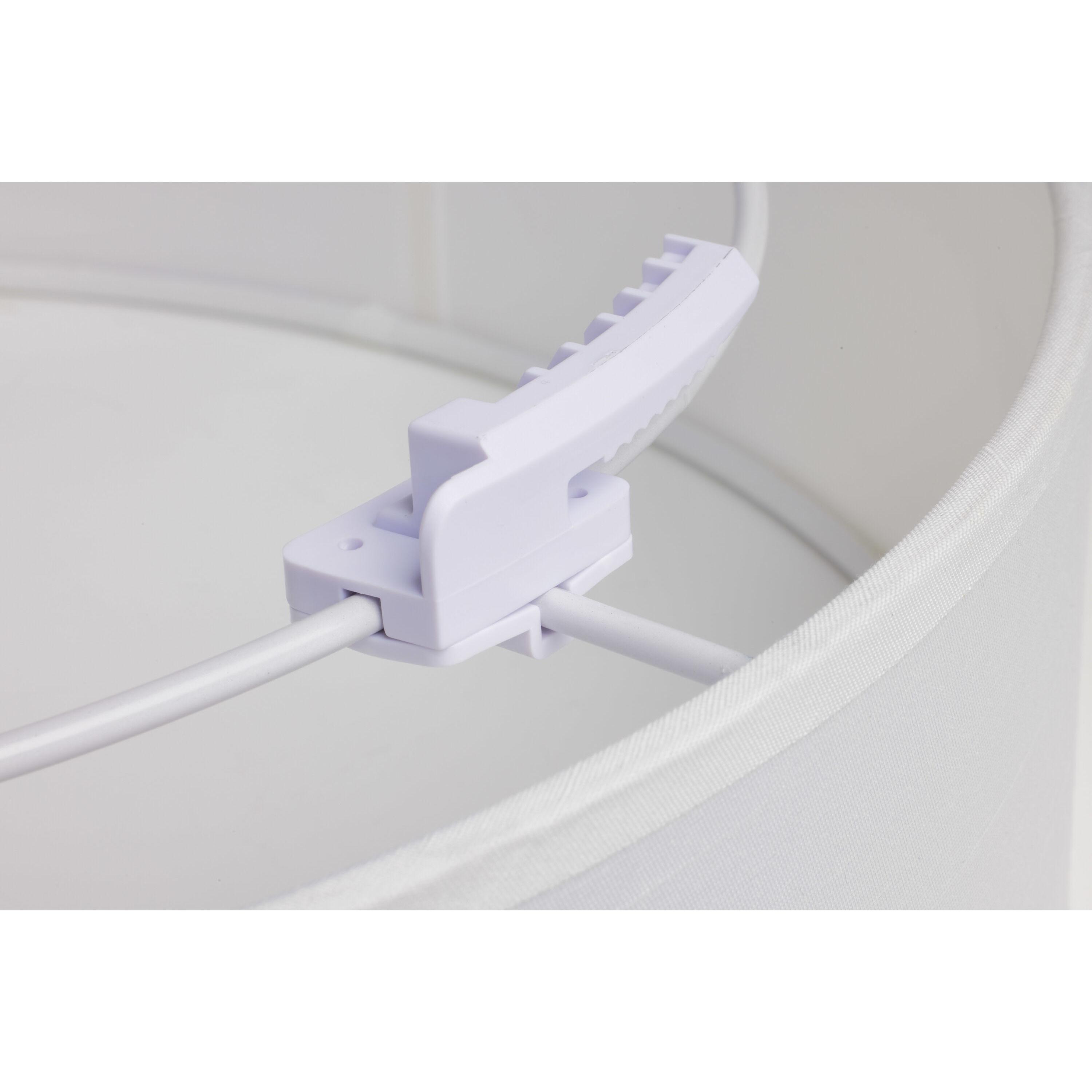 Brentwood LED 15 inch White Fabric Flush Mount Ceiling Light