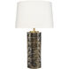 Wright 28.5 inch 150.00 watt Reactive Espresso Glaze Table Lamp Portable Light