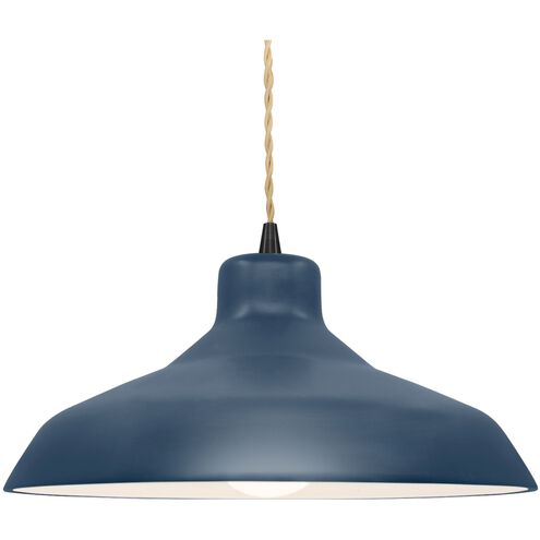 Radiance LED 15.5 inch Midnight Sky and Matte Black Pendant Ceiling Light