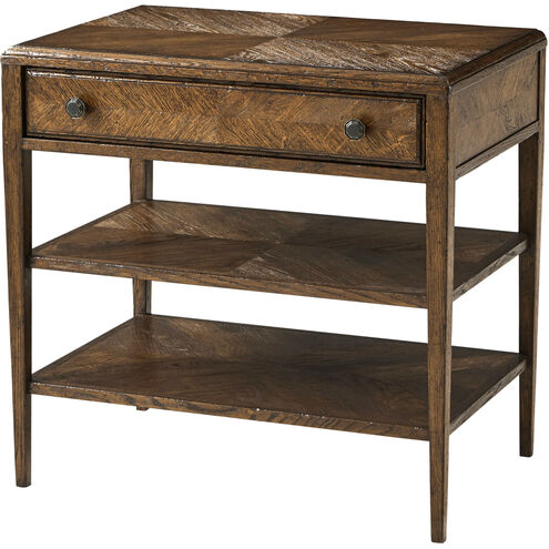 Nova 29 X 28 inch Dusk Nightstand, Two Tiers