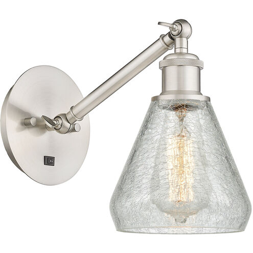 Ballston Conesus LED 6 inch Brushed Satin Nickel Sconce Wall Light