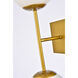 Neri 2 Light 7 inch Brass Bath Sconce Wall Light