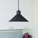 Akron 1 Light 12 inch Oil Rubbed Bronze and Matte White Pendant Ceiling Light