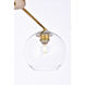 Opus 4 Light 31 inch Brass Pendant Ceiling Light