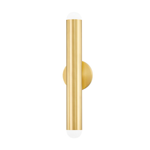Taylor 2 Light Aged Brass Wall Sconce Wall Light