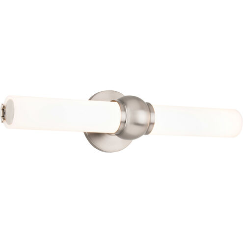 Juliet LED 20 inch Brushed Nickel Bath Vanity & Wall Light, dweLED