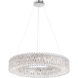 Sarella 18 Light 36 inch Polished Stainless Steel Pendant Ceiling Light in Heritage